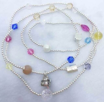 Silver heart bracelet
