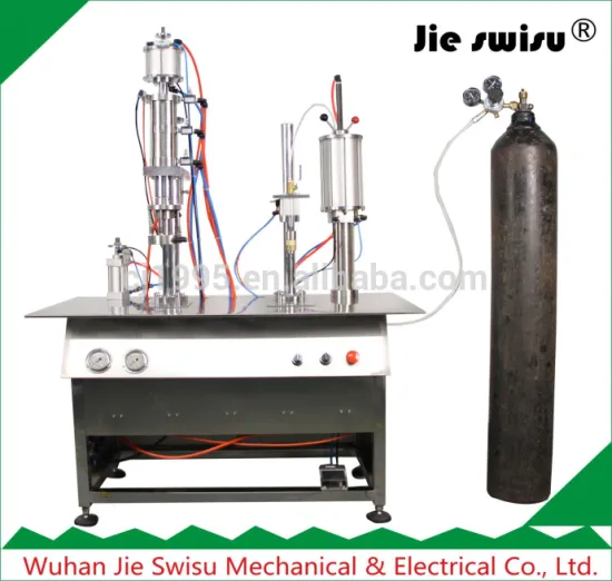 hot sale pure oxygen aluminum can filling machine