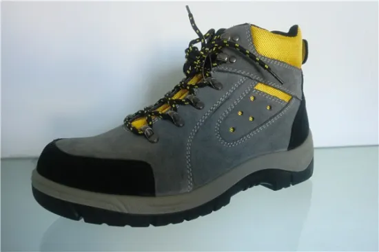 sport safety shoes with good quality leather