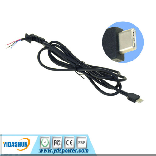 Cable de alimentación de 45W tipo C para Lenovo