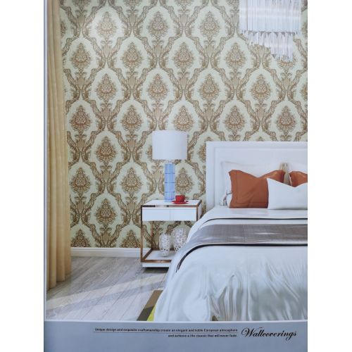 Bedroom PVC Designer Wallpaper 350g 1.06m
