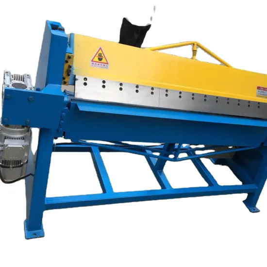 Sheet Metal Bending and Crimping Machine for HVAC Duct Production