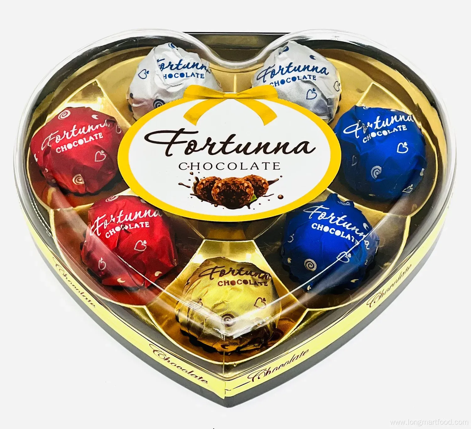 Heart-shaped Chocolate Wafer Ball Box