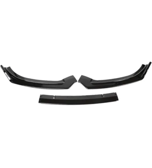 Front Bumper Lip for 2016-2018 Audi A6 C7.5 Facelift Sport ABS Car