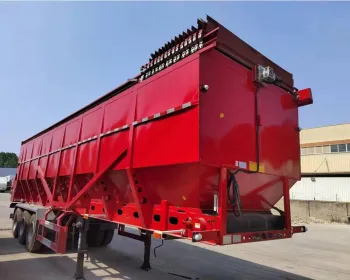 3 Axles Crawler type dump semi trailer