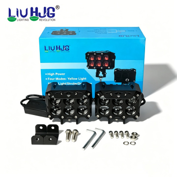 Liuhjg 6 Lens motorcycle fog light Projector Led Fog Driving Light for Car Bike motorbike spot lamps