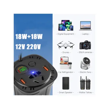 Factory Price Car Inverter 12 220 Quick Charger 3.0 5V3.4A 36W Power Inverter Car