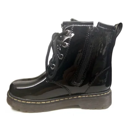 2016 wholesale boys ankle boots pu leather kids winter boots Martin Boots Kids Snow Boots