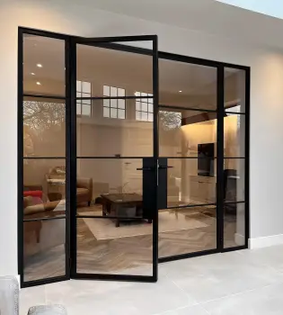 High Performance Exterior Aluminum Swing Glass Door
