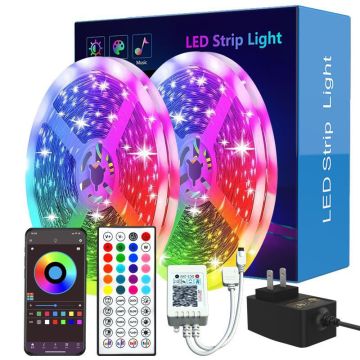 Programmable RGB Full Color Soft LED Strip 12V Magic Flowing Light