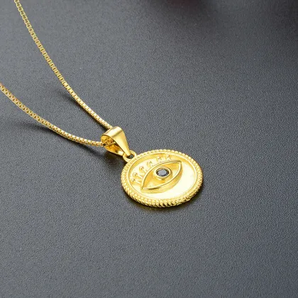 Fashion Pendant Silver Sterling Silver Eye Pendant