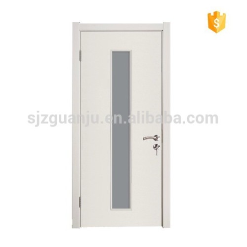 Cheap Interior White PVC Bathroom Door Price Wood Toilet Door Design