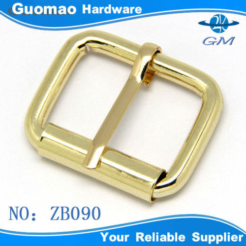 Rectangle plain design zinc alloy hardware roller buckle