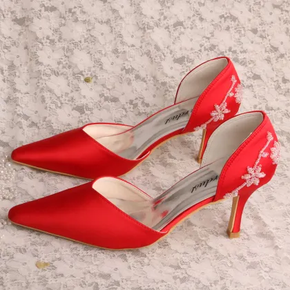 Red Shoes for Wedding Guest Women