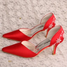 red shoes for wedding guest