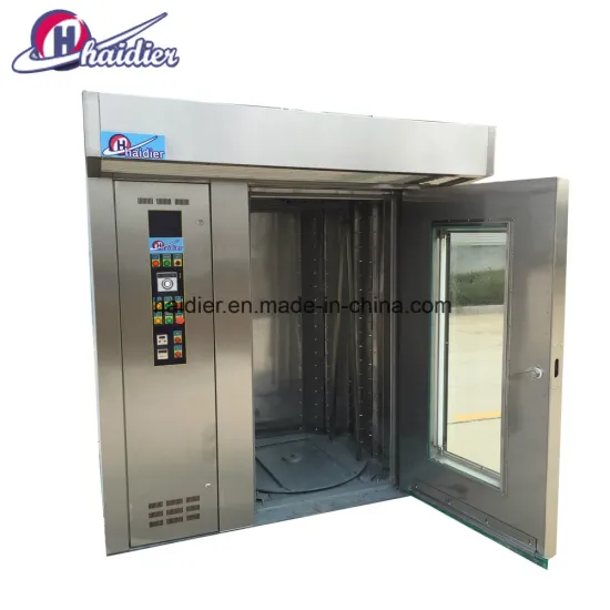 Ce Approval China Factory Commercial Rotary Oven Price