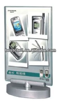 Revolving menu holder