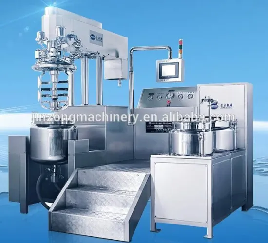 JINZONG vacuum emulsifying ointment mixer, lotion, paste, cream mixing equipment