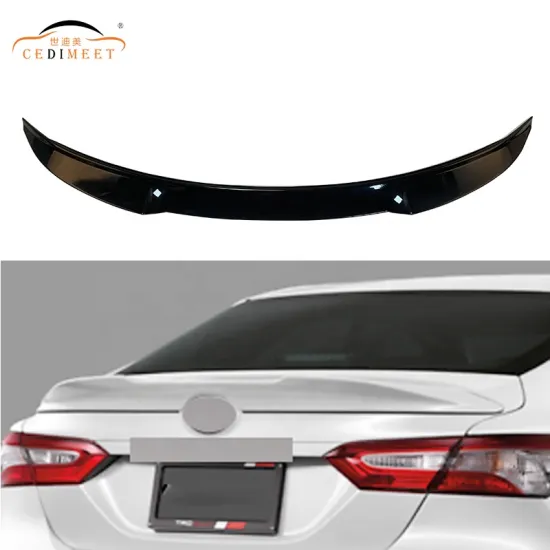 Glossy Black ABS Rear Trunk Wing Spoiler for Camry 2019