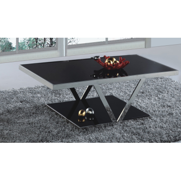 Mesa de centro de vidro temperado