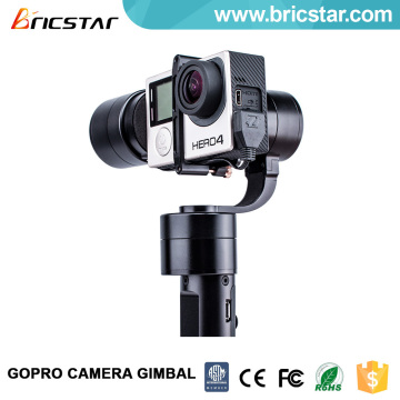Three modes handheld gimbal stabilizer for go pro.