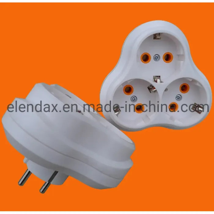 Adaptor Daya AC 3 Arah Gaya Eropa (P8035)