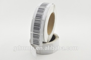 RF security 8.2mhz alarm label for anti theft