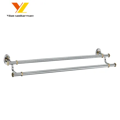 Luxury Gold Bathroom Wall Towel Rack