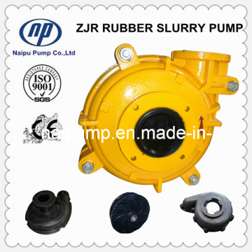 Single Stage Horizonal Centrifugal Mining Rubber Slurry Pump