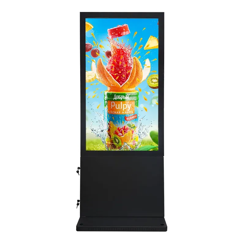 High-Brightness Dual-Screen Digital Signage
