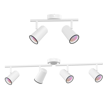 Modern European Steel Iron LED Ceiling GU10 Track Light
