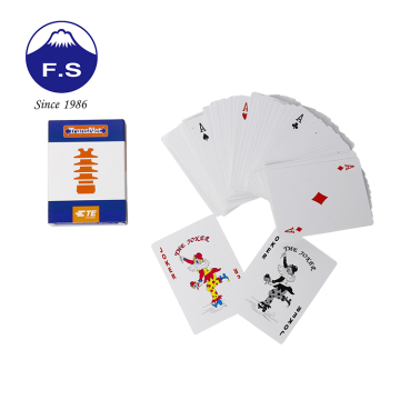 Custom CMYK Advertising Playing Card con scatola