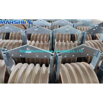 Gegalvaniseerd nylon Sheave Aerial Cable Pulley Block