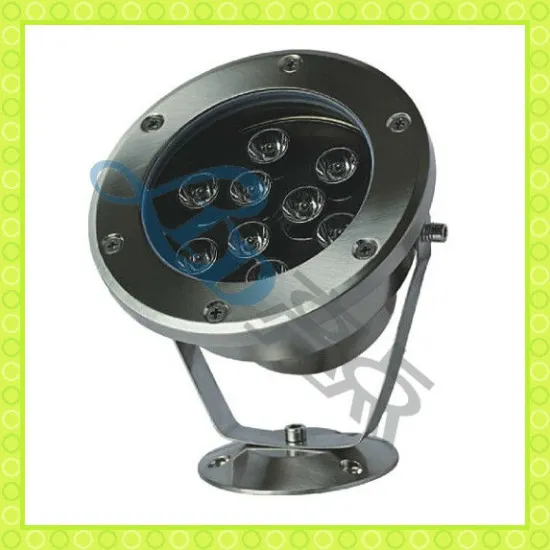 New fashion 9W 24V round IP68 dmx led underwater light