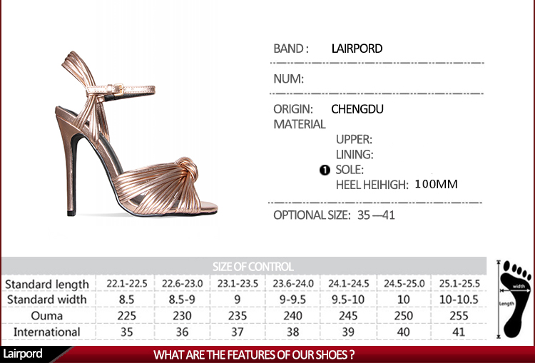 high heel fashion sandal shoe