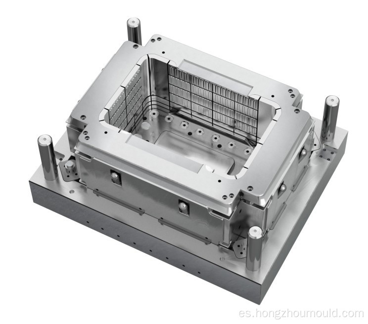 Molde de inyección de caja de almacenamiento de plástico de molde de cavidad