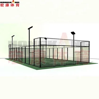 Professional Outdoor Paddle Tennis Court
