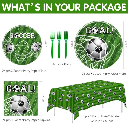 Comprehensive Soccer Party Decorations and Supplies for Your Football-Themed Event