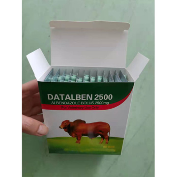 يستخدم حيوان عريض الطيف Dewormer 250 ملجم بلعة ألبيندازول