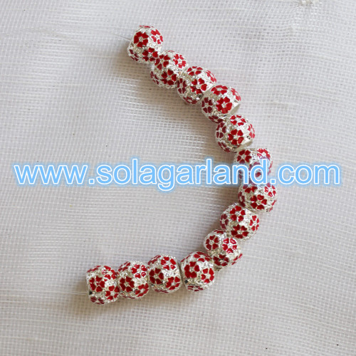 5.5 MM Beads grote gat metaal galerij kralen olie Drop groot gat Spacer Charms