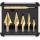 HSS Step Drill Bit Set with Aluminum Case