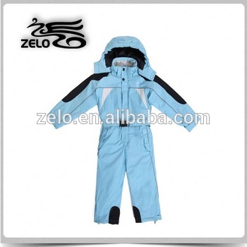 Children's hot sale allover printed ski overall made in China