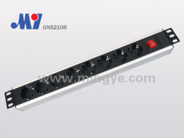 8 Ways German Pdu Socket With Switch 