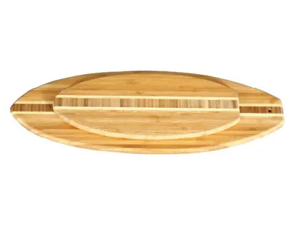 End Grain Inlay Bamboo Surf cutting board