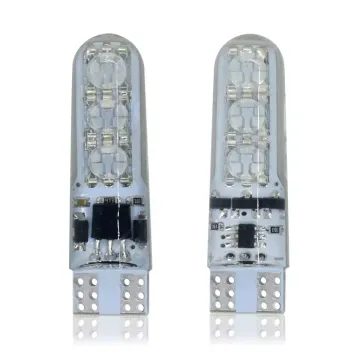 Auto Car LED Light T10 5050 RGB 6SMD with Remote Control - Multi-Color Changing Lamp