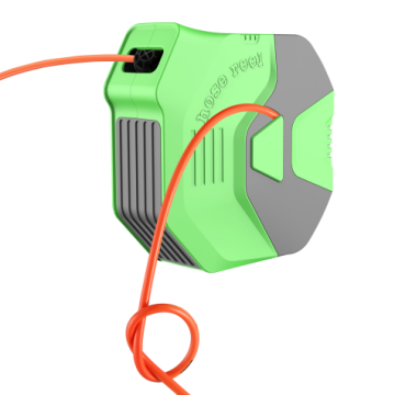 Compact Exhaust Extraction System with Long Hose Reel for Hot Water Extractors