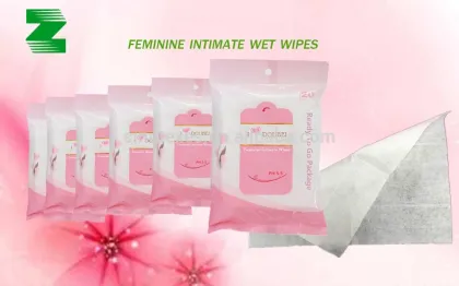 Take care of woman health feminine wet wipes