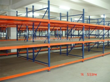 Shenzhen Longgang WIDER 3-4 posts medium duty rack warehouse shelf with wooden board