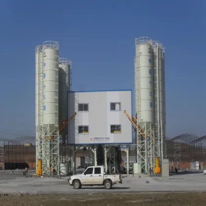 Popular Construction Machinery Fixed Concrete Mixing Plant