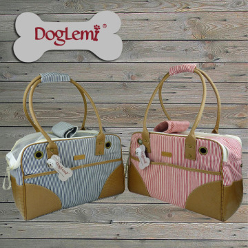 Dsigner Classic Striped Pet bag dog pack cat pack dog backpack pet carrier portable dog bag